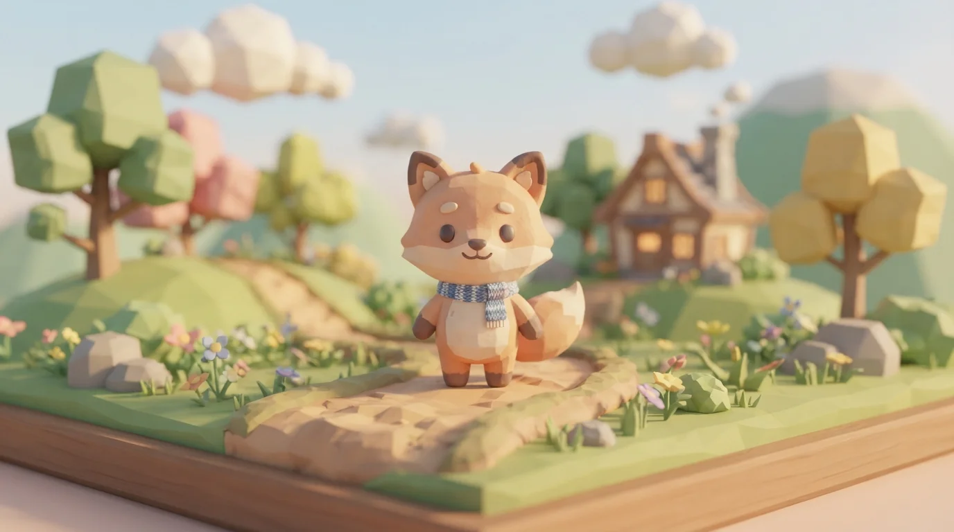 How to Model a Low Poly Character in Blender: From Blockout to Game-Ready
