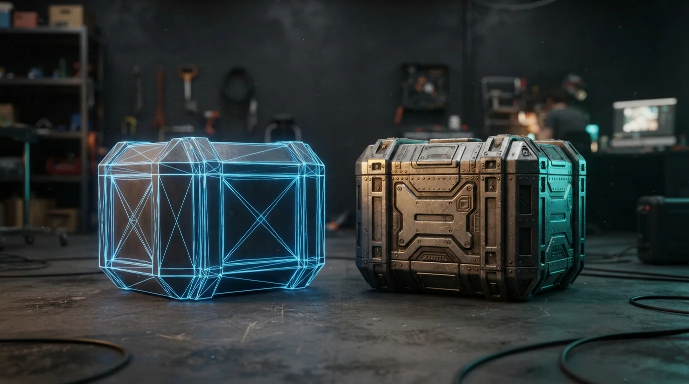 Texture Baking in Blender: High-Poly Detail on Low-Poly Assets