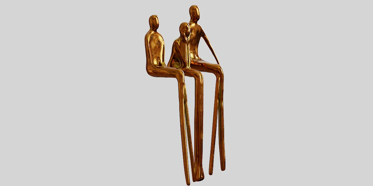 Family Bronze Decoration