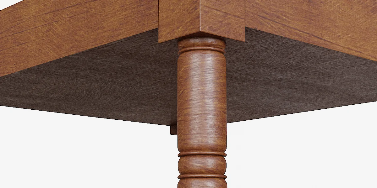 Pedestal table bedroom 3D Asset Model image 4