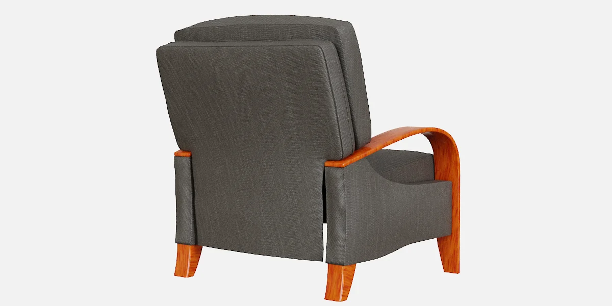 Sitial Gray With Wood 3D Asset Model image 4