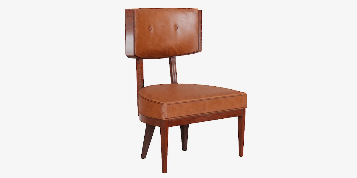 Leather Chair Furniture 3D Asset Model