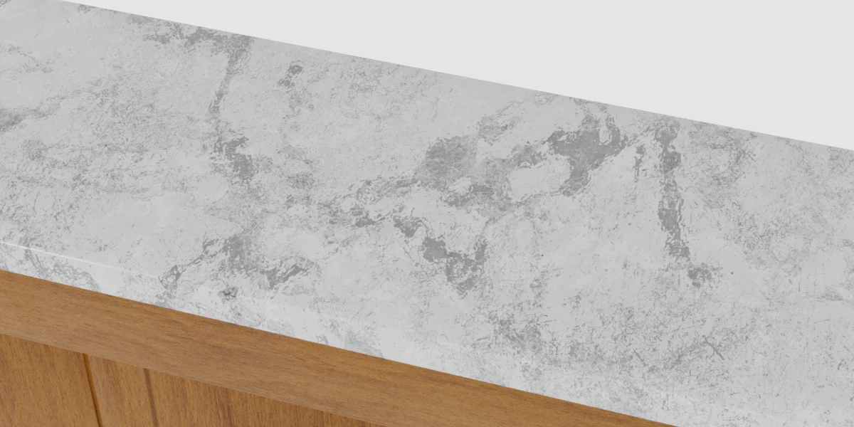 Wood Worktop Furniture 3D Asset Model image 5