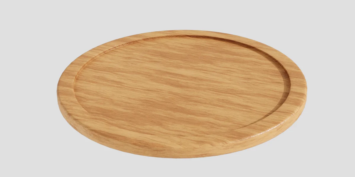 Table Kitchen Wood 3D Asset Model