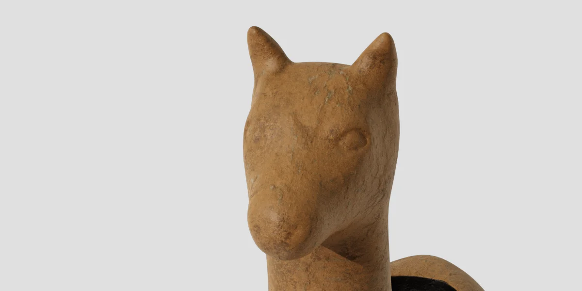 Flame Animal Figure 3D Asset Model image 7