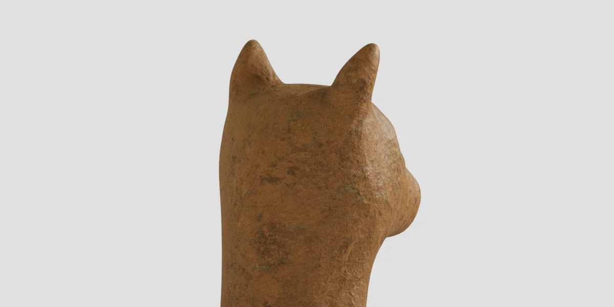 Flame Animal Figure 3D Asset Model image 5