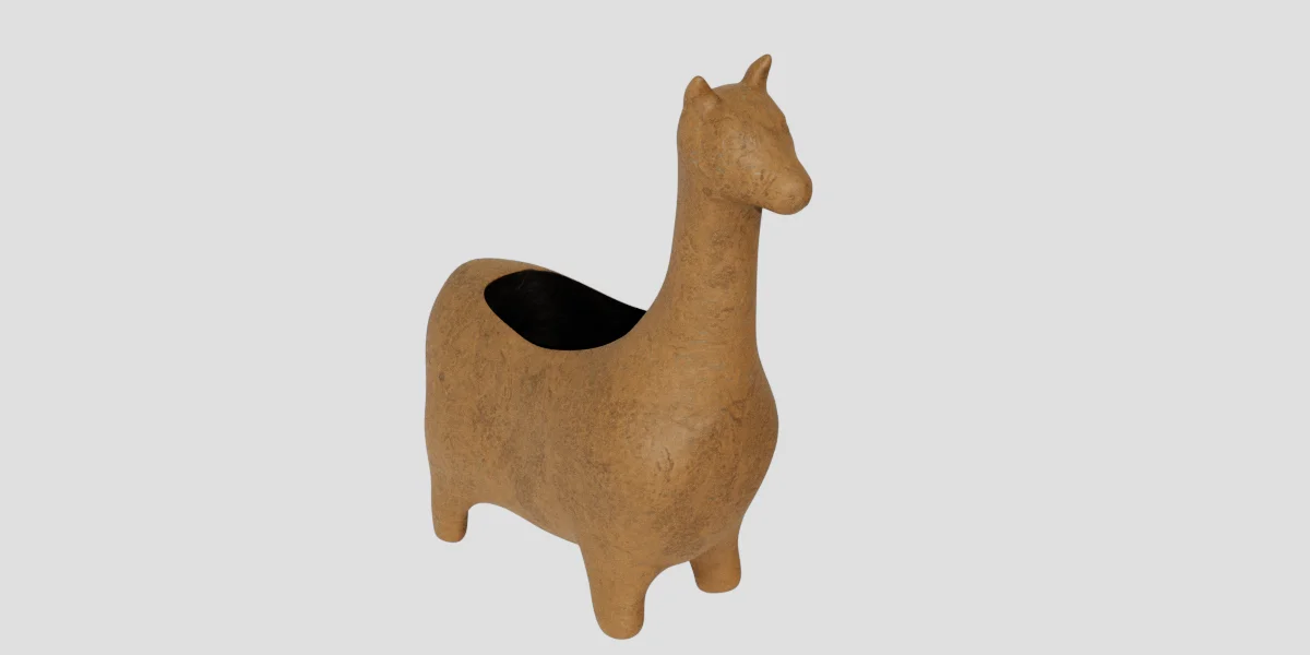 Flame Animal Figure 3D Asset Model image 4