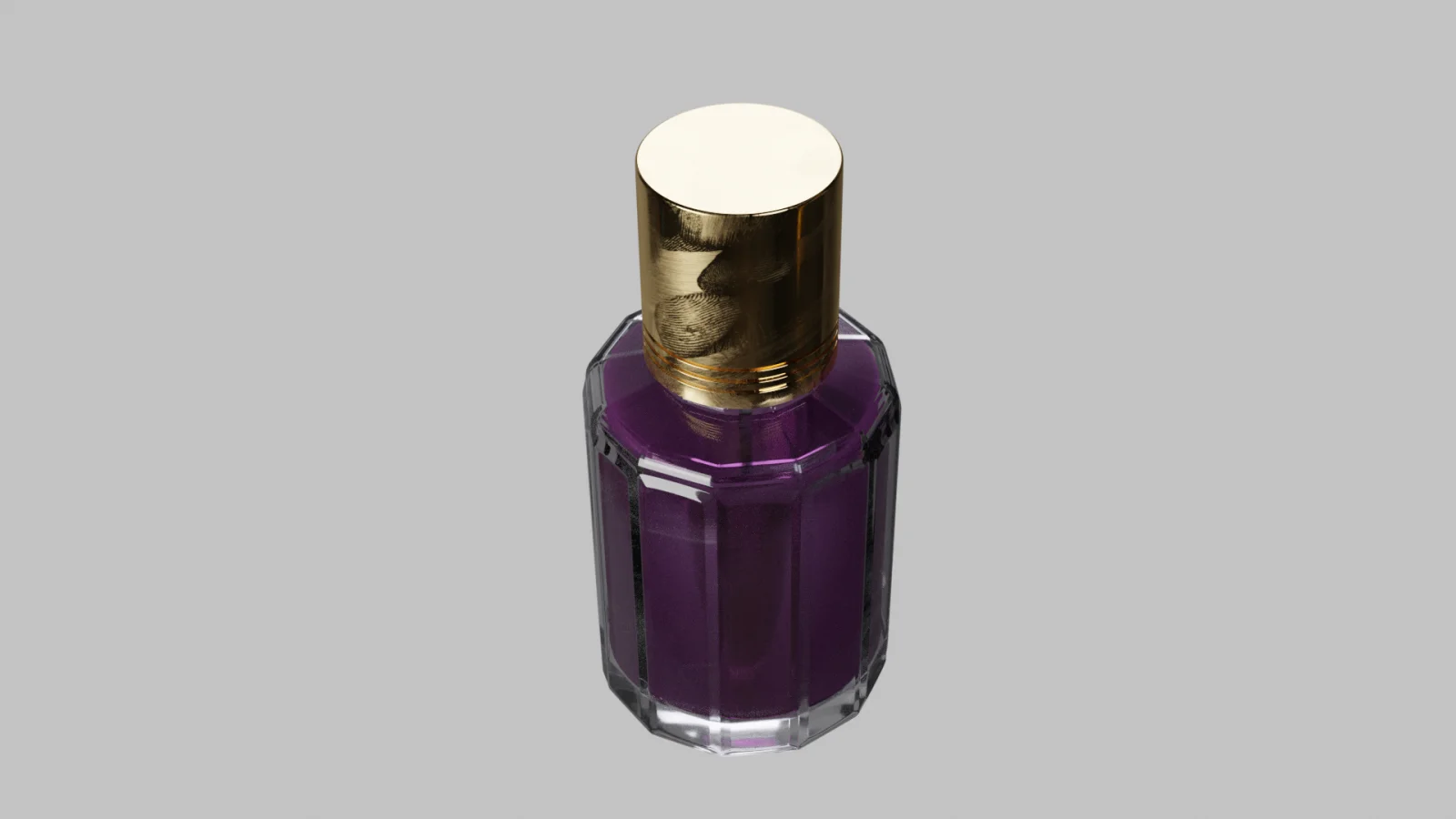 Perfume bottle 3D Asset Model image 3