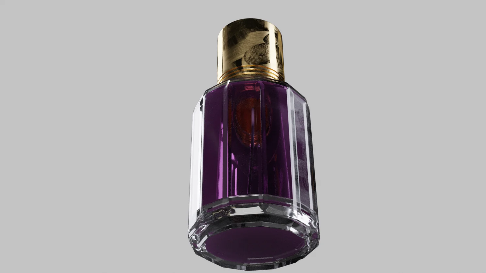 Perfume bottle 3D Asset Model image 2