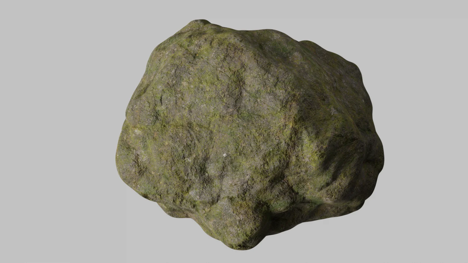 Rock Moss 01 3D Asset Model