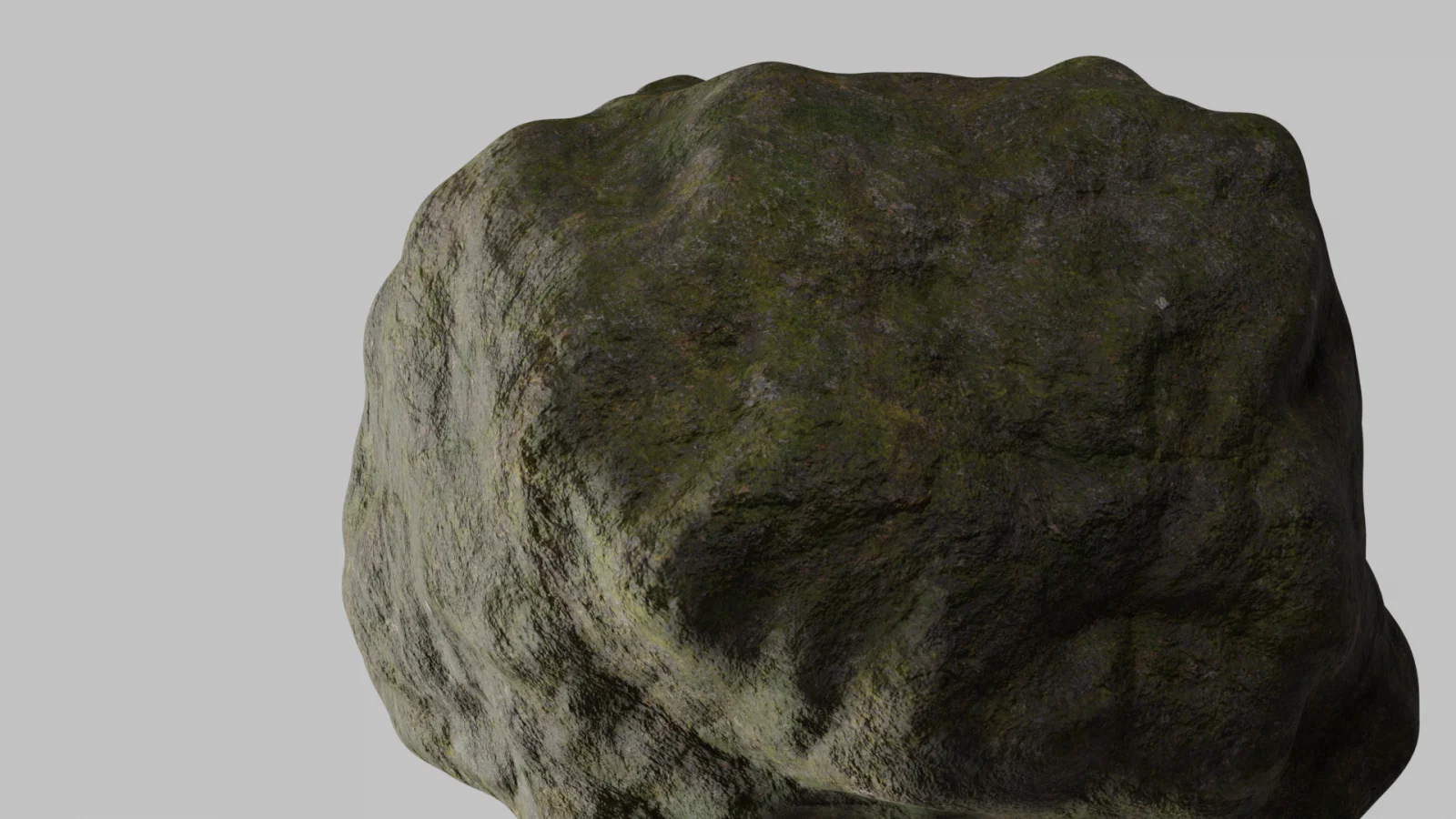 Rock Moss 01 3D Asset Model image 2