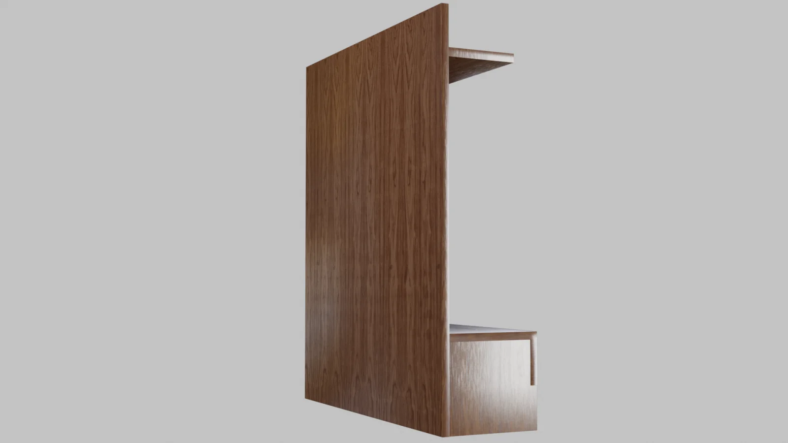 Entertainment Center 3D Asset Model image 2
