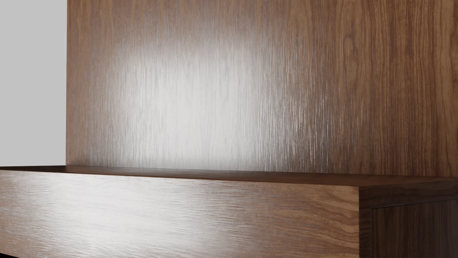 Entertainment Center 3D Asset Model image 3