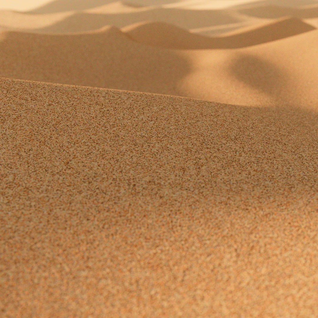 Sand Macro Blender Scene