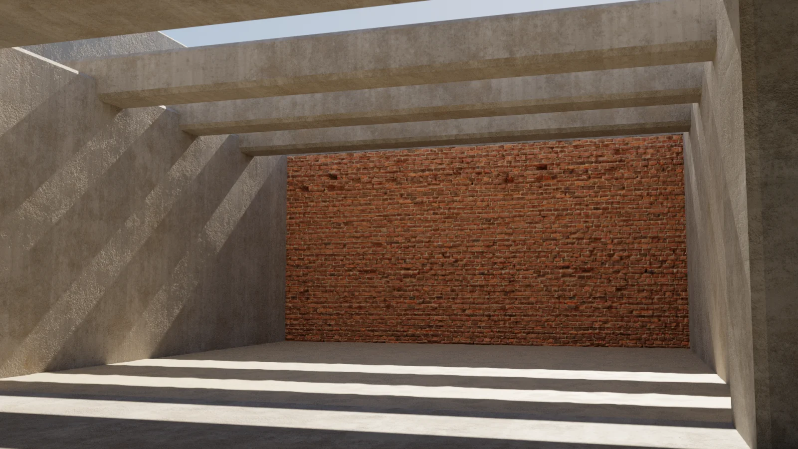 Garage Blender Scene textured ready to use scene setup image 2